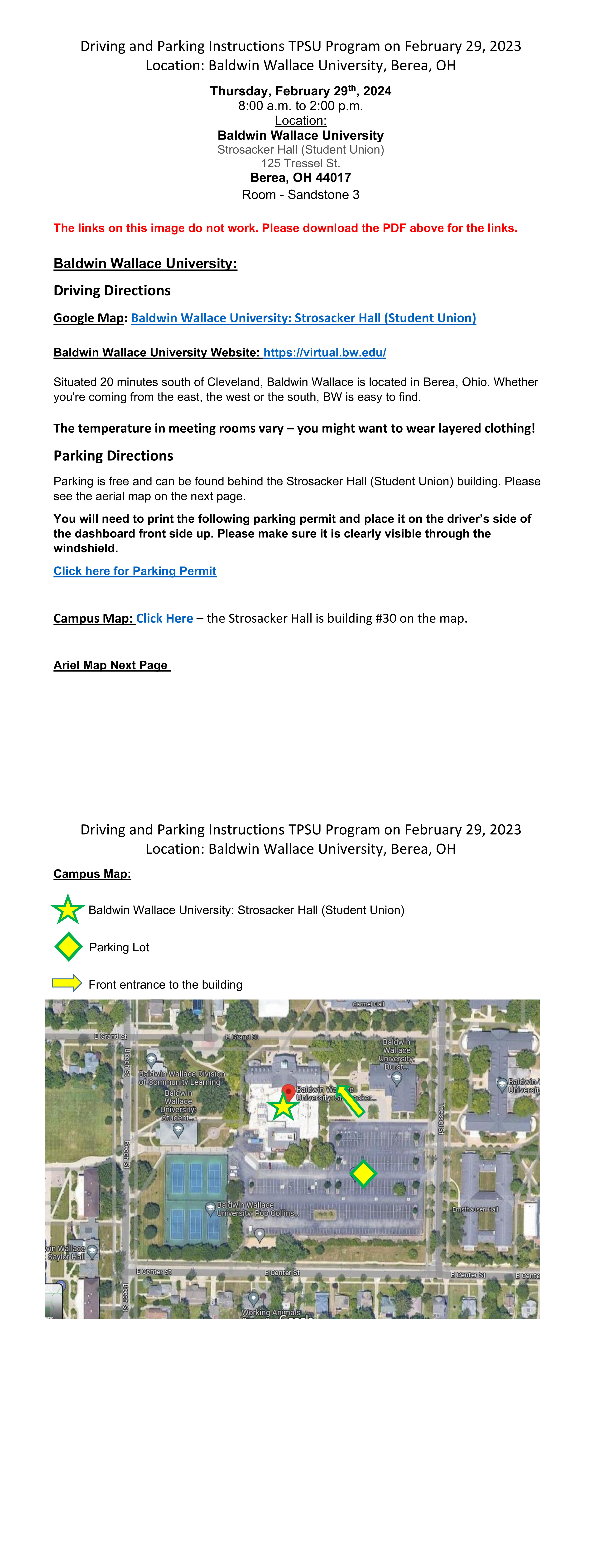 TPSU Directions