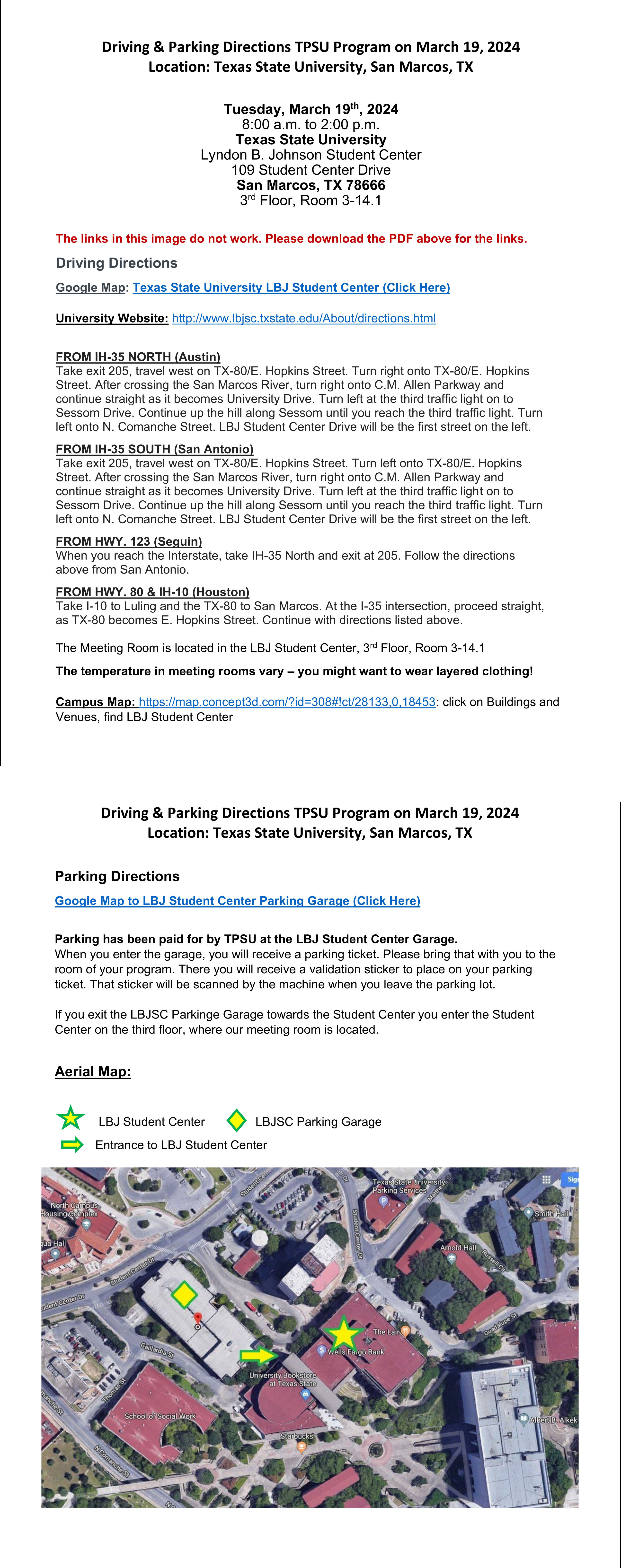TPSU Agenda