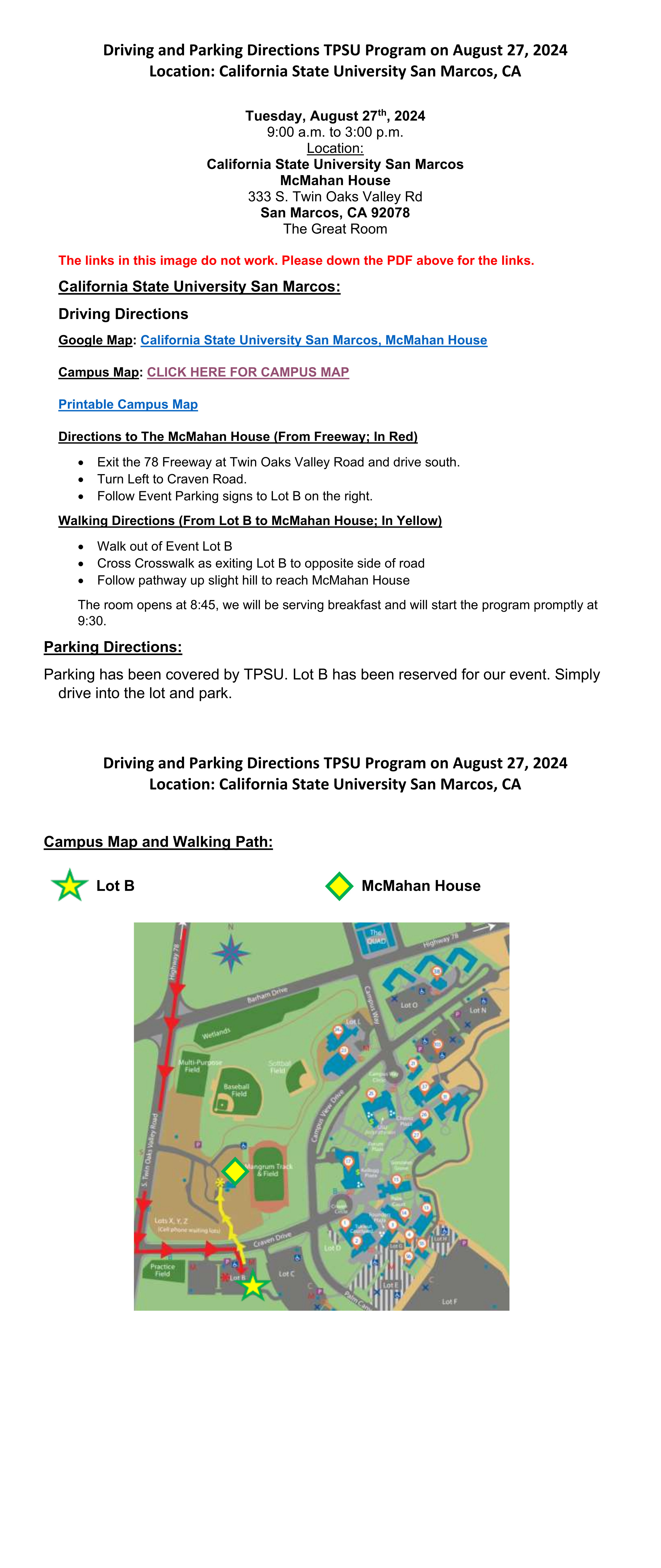 TPSU Agenda