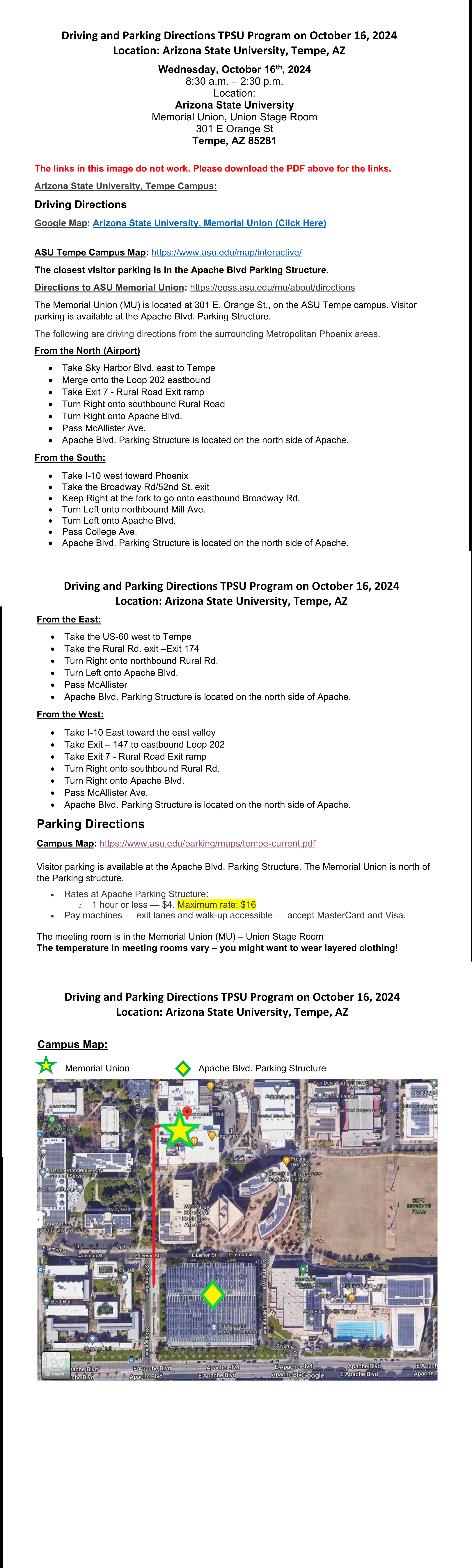 TPSU Agenda
