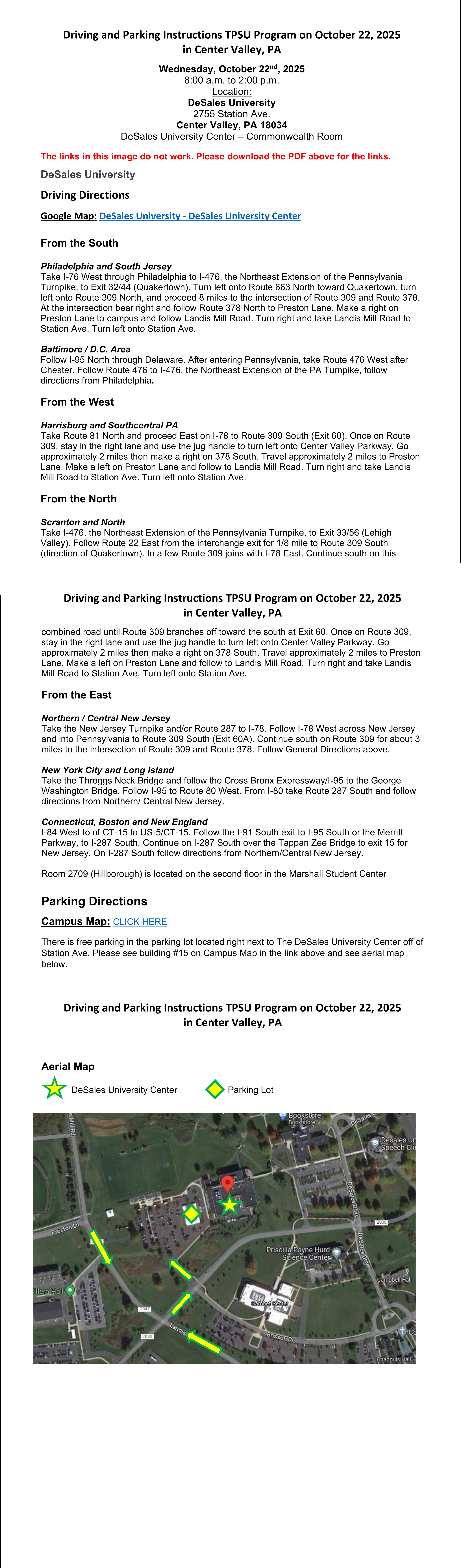 TPSU Agenda