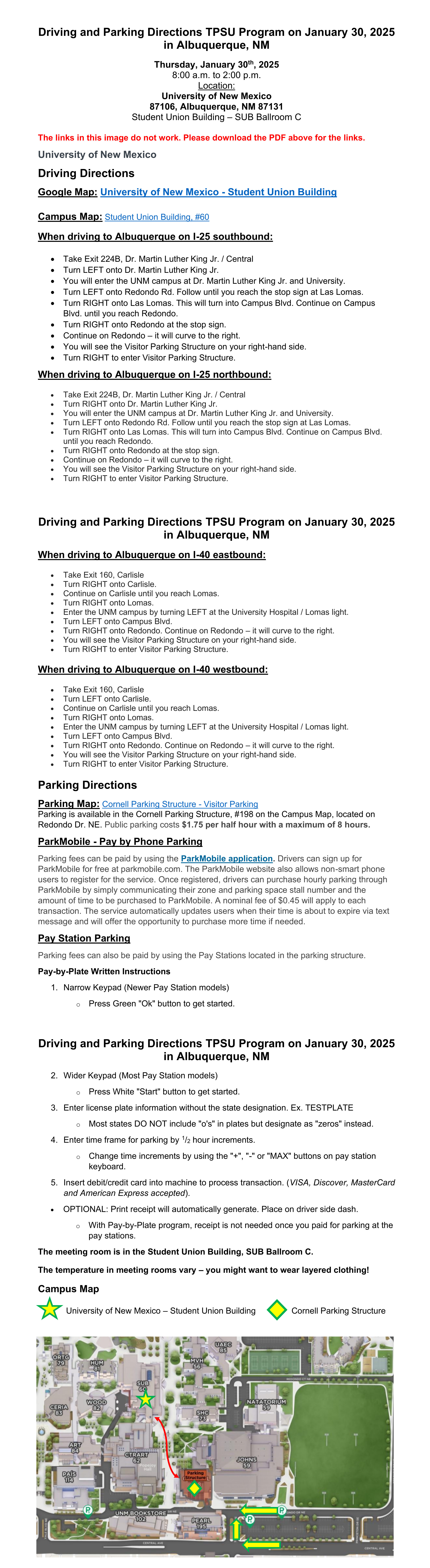 TPSU Agenda