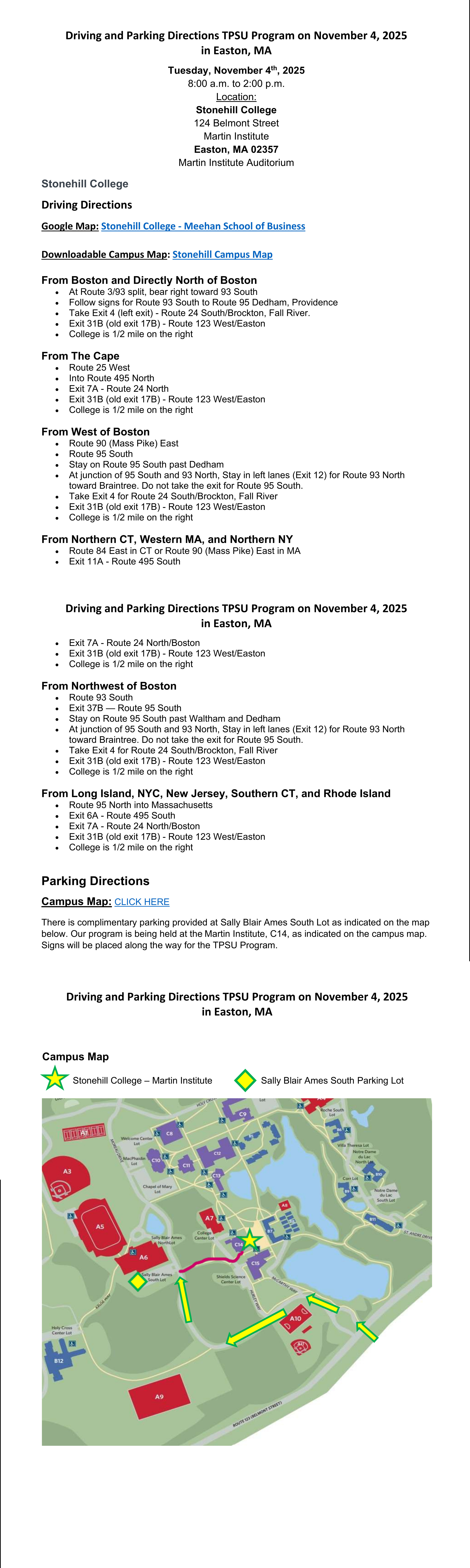 TPSU Agenda