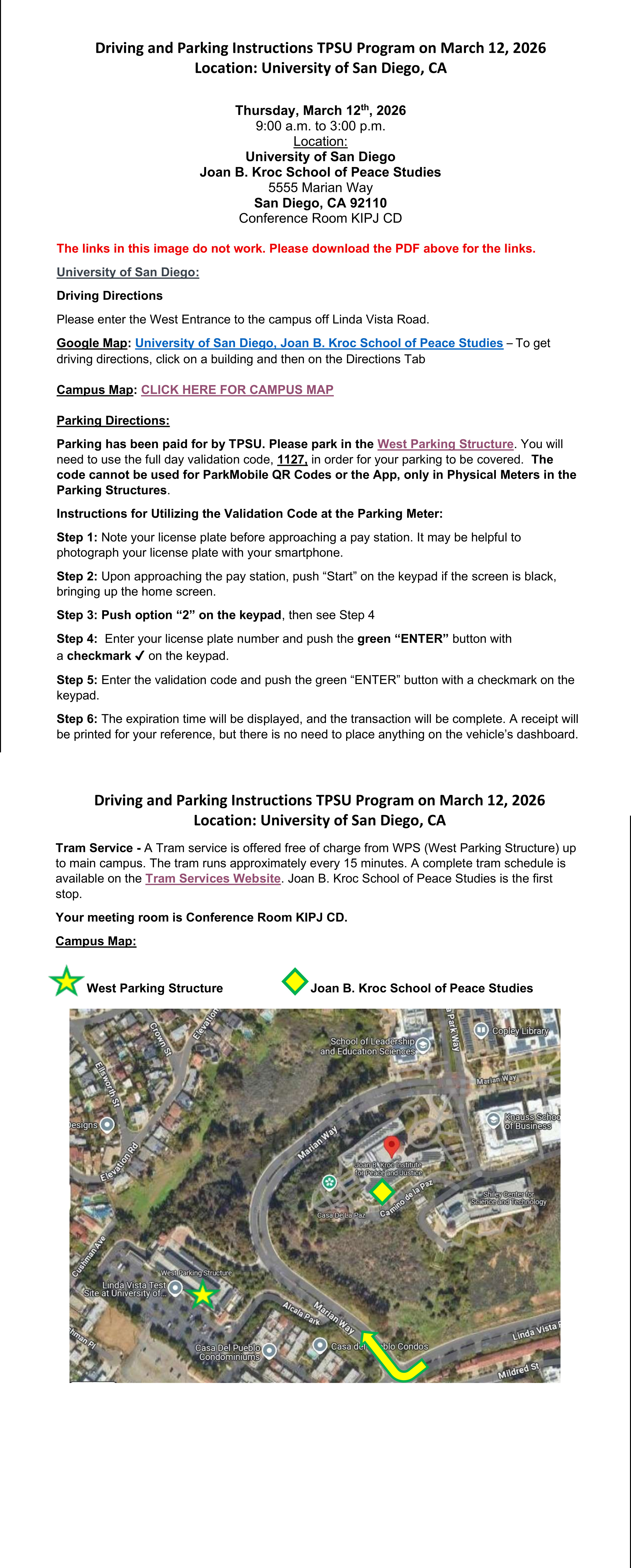 TPSU Agenda