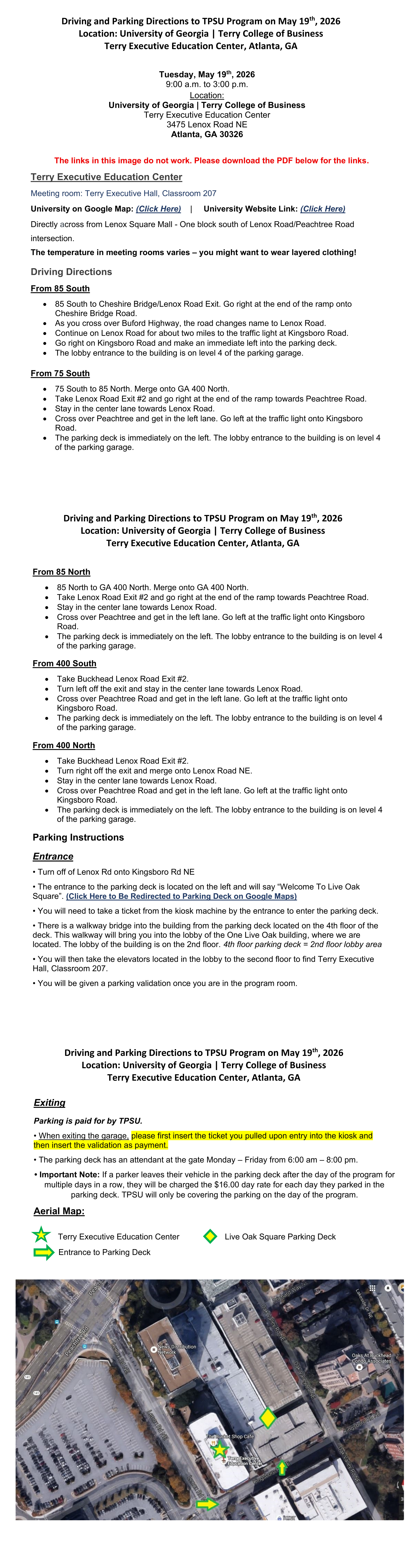 TPSU Agenda