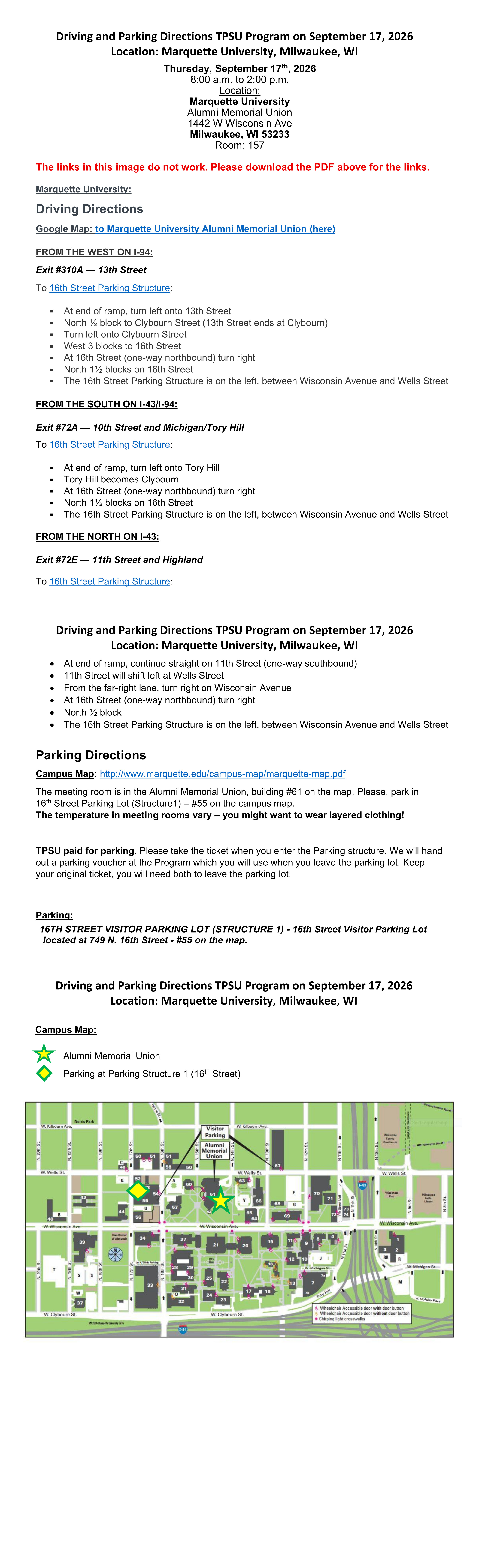 TPSU Agenda