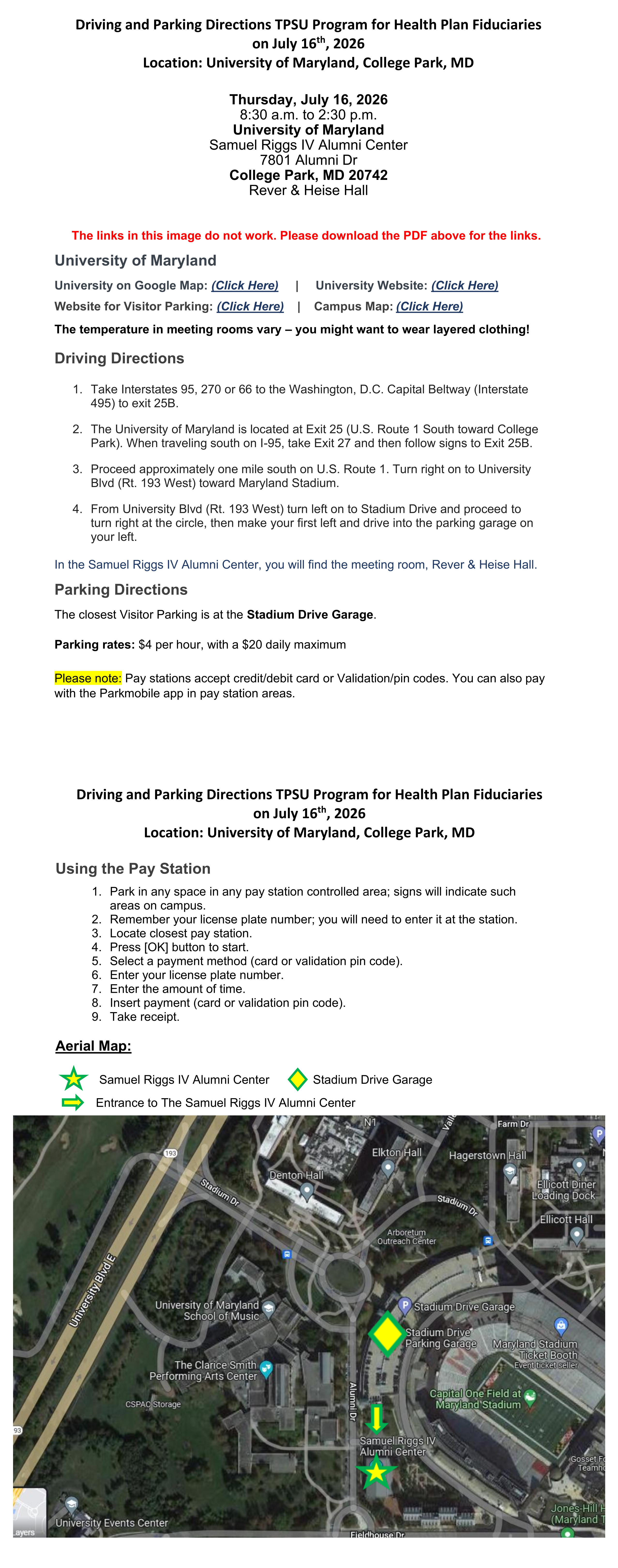 TPSU Agenda