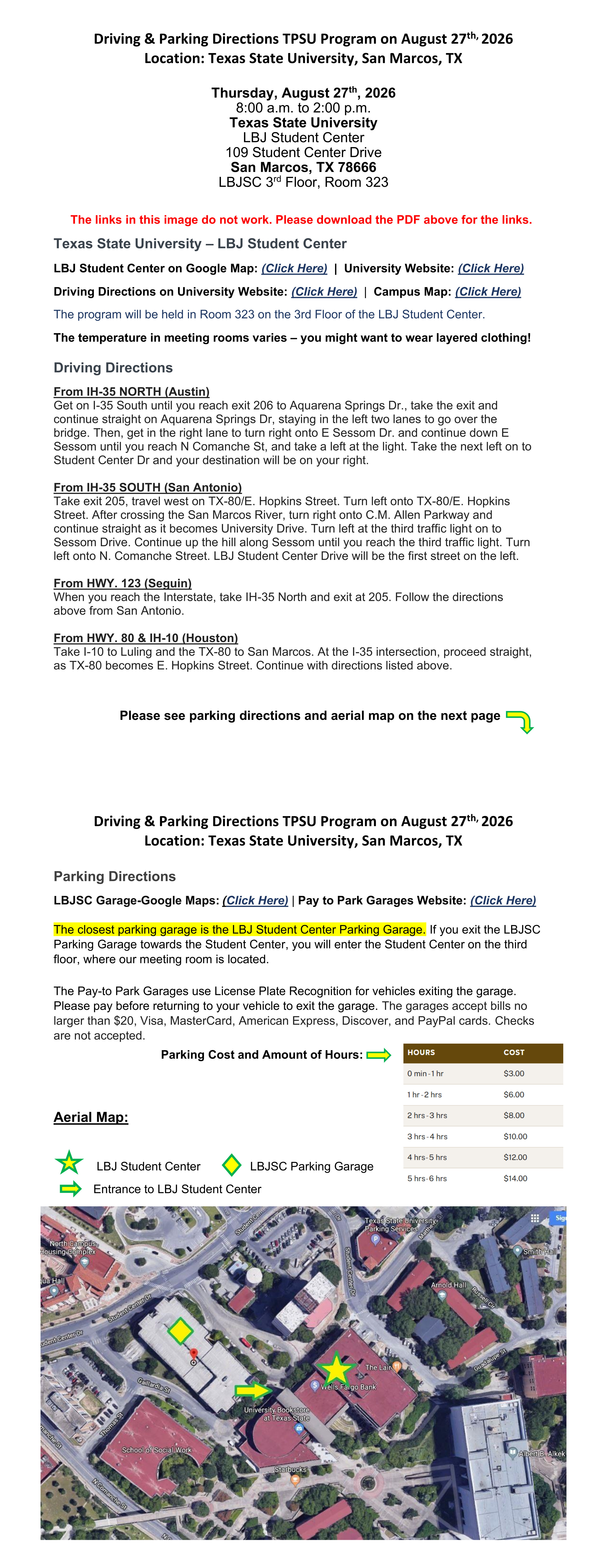 TPSU Agenda