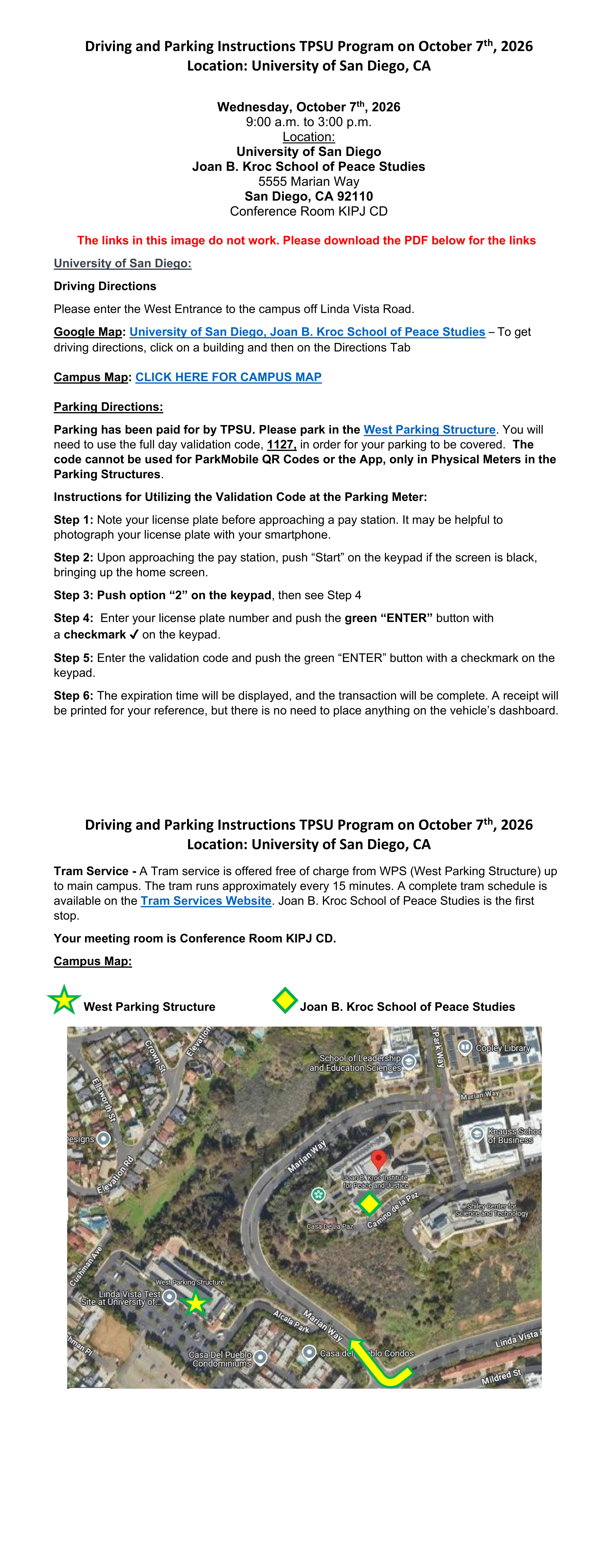 TPSU Agenda